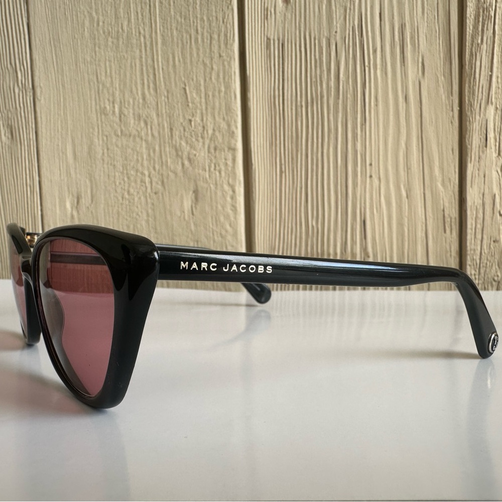Marc Jacobs 362/S Cat Eye Sunglasses Black 807IR 56-18-145 Designer Frames Only - Picture 3 of 11